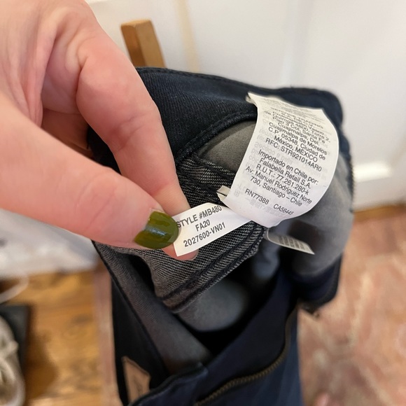 Madewell Stovepipe Jeans in McIntosh Wash NWOT - Picture 6 of 6